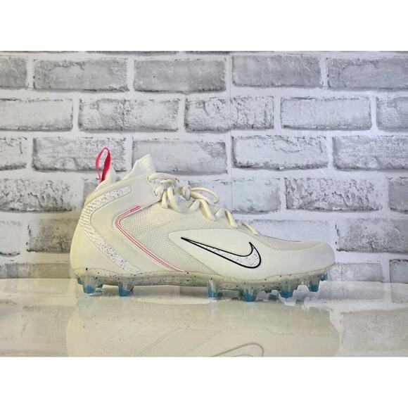 Nike Alpha Huarache 8 Elite LAX White Hyper Pink Men’s Size 13 CW4440-116 - Picture 2 of 6